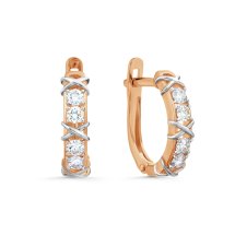 Серьги с бриллиантами арт. Т14102В017 (Т14102В017)