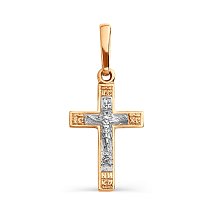 Крестик из красного золота (Т13006308)
