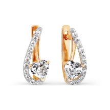 Серьги с фианитами арт. Т147027016 (Т147027016)