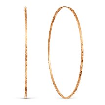 Серьги конго из красного золота, 50 мм (Т100629496)