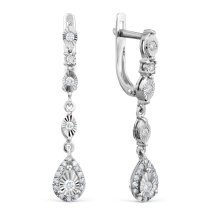 Серьги с бриллиантами арт.&nbsp;Т30662Б280 (Т30662Б280)