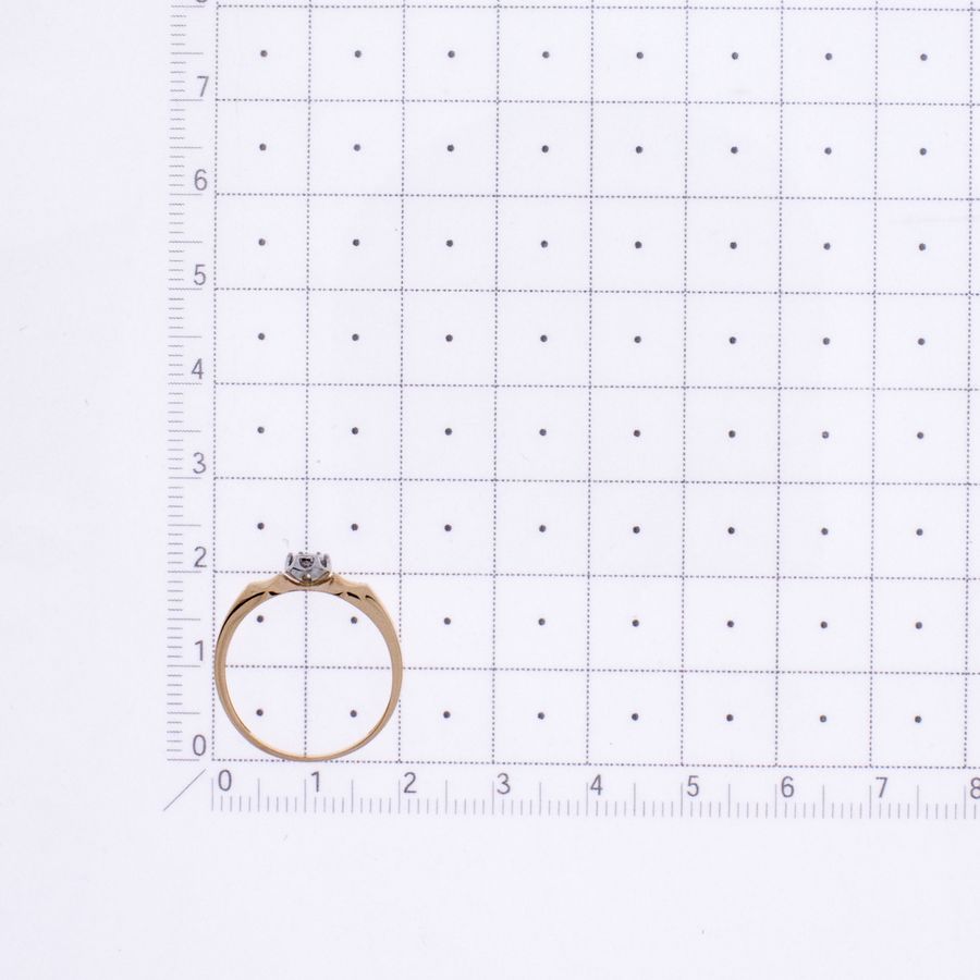 Кольцо с бриллиантом (арт. Т13561А663)