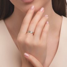 Кольцо обручальное с бриллиантами арт.&nbsp;Т141013918-ЛЛ (Т141013918-ЛЛ)