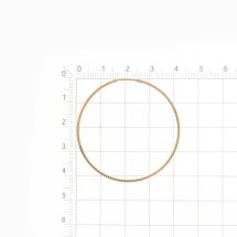 Серьги конго из красного золота, 40 мм арт. Т100629486 (Т100629486)