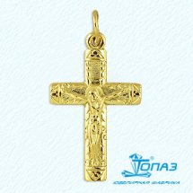 Крестик из желтого золота арт.&nbsp;Т90006081 (Т90006081)