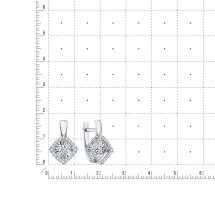 Серьги с бриллиантами арт.&nbsp;Т305628729 (Т305628729)