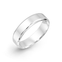 Кольцо обручальное из белого золота, 5 мм арт.&nbsp;Т300613954 (Т300613954)