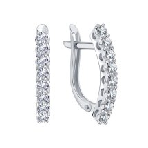 Серьги с бриллиантами арт.&nbsp;Т30102Б581 (Т30102Б581)