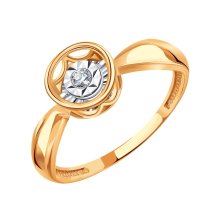 Кольцо с бриллиантом арт.&nbsp;Т145618647 (Т145618647)