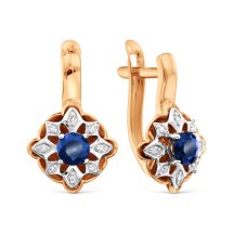 Серьги с бриллиантами (Т13102Б655-01-02)