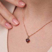 Подвеска с гранатом арт.&nbsp;Т101035970 (Т101035970)