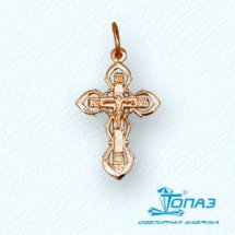 Крестик из красного золота арт.&nbsp;Т10006072 (Т10006072)