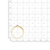 Кольцо с фианитами арт. Т14701Б392 (Т14701Б392)