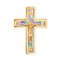 Крестик из красного золота арт. Т13066771-1 (Т13066771-1)