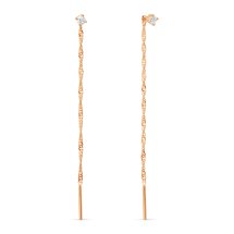 Серьги с фианитами арт.&nbsp;Т102025832-1 (Т102025832-1)