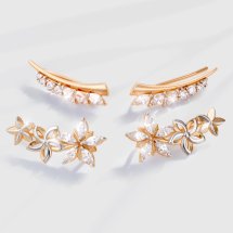 Серьги с фианитами (Т142029075)