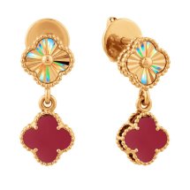 Серьги с кораллами арт.&nbsp;Т20362Е715-04 (Т20362Е715-04)