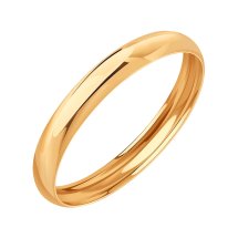 Кольцо обручальное из красного золота, 3 мм арт.&nbsp;Т100019192 (Т100019192)