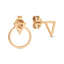 Серьги из красного золота арт. Т10002Б380 (Т10002Б380)