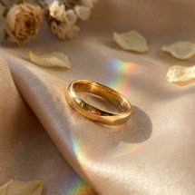 Кольцо обручальное из красного золота, 3.9 мм арт.&nbsp;Т100013797 (Т100013797)