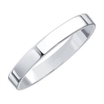 Кольцо обручальное из белого золота, 3 мм арт.&nbsp;Т300011470 (Т300011470)