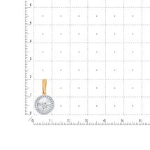 Подвеска с бриллиантами арт. Т145635807 (Т145635807)