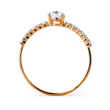 Кольцо с фианитами арт. Т142015549 (Т142015549)