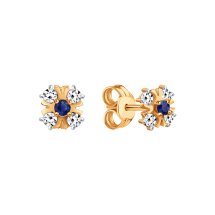 Серьги с сапфирами (Т145629561)