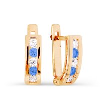 Серьги с фианитами арт. Т102025448-02 (Т102025448-02)