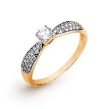 Кольцо с фианитами арт. Т147017107 (Т147017107)