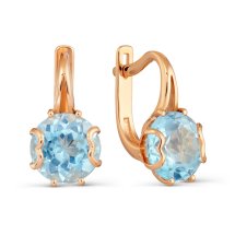 Серьги с топазами арт. Т101027763 (Т101027763)