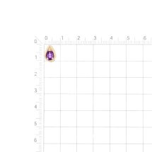 Подвеска с аметистом (Т101035045)