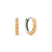 Серьги конго из красного золота, 11 мм (Т130629452)