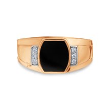 Кольцо с эмалью и фианитами (Т142042934)