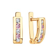 Серьги с фианитами арт.&nbsp;Т102025448-05 (Т102025448-05)