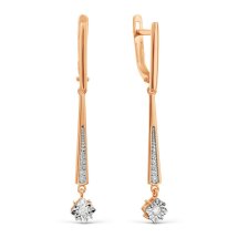 Серьги с бриллиантами арт.&nbsp;Т145629201 (Т145629201)