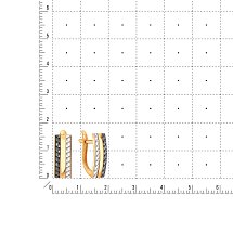 Серьги из красного золота арт.&nbsp;Т14062В374 (Т14062В374)