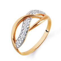 Кольцо с фианитами арт. Т142014827 (Т142014827)