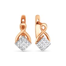 Серьги с фианитами арт. Т142026364 (Т142026364)