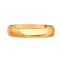 Кольцо обручальное из красного золота, 3.9 мм арт.&nbsp;Т100013797 (Т100013797)
