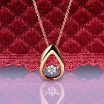 Подвеска с бриллиантами арт.&nbsp;Т141034309 (Т141034309)