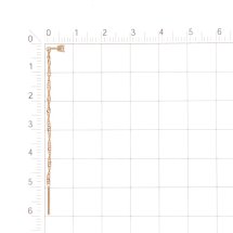 Серьги с фианитами арт. Т102025832-1 (Т102025832-1)
