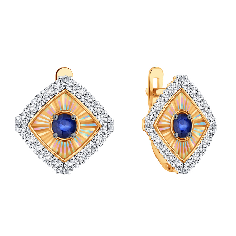 Серьги Т14562Е330-01-02