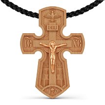 Крестик из красного золота (Т10916723-01-ЛЛ)