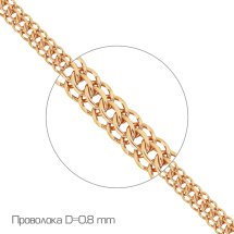 Цепочка из серебра (Ц1ПТ17ПЗ010080)