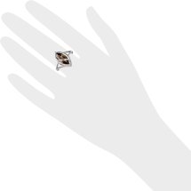 Кольцо с раухтопазом (Т331014082)