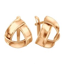 Серьги из красного золота арт.&nbsp;Т10002Б158 (Т10002Б158)