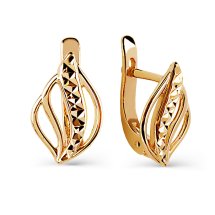 Серьги из красного золота арт.&nbsp;Т10062437 (Т10062437)