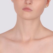 Серьги с фианитами арт. Т10202В818 (Т10202В818)