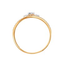 Кольцо с фианитами арт. Т14701Б403 (Т14701Б403)